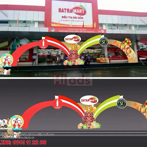 CỔNG CHÀO SIÊU THỊ SÀI GÒN